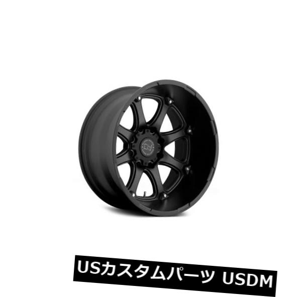 海外輸入ホイール 22x14ブラックライノグラミス8x180 -74マットブラックホイールリムセット（4） 22x14 Black Rhino Glamis 8x180 -74 Matte Black Wheels Rims Set(4) 【並行輸入品】