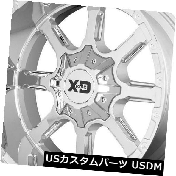 海外輸入ホイール 20x9 XD XD838マンモス5x5 / 5x5.5 18クロームホイールリムセット（4） 20x9 XD XD838 Mammoth 5x5/5x5.5 18 Chrome Wheels Rims Set(4) 【並行輸入品】