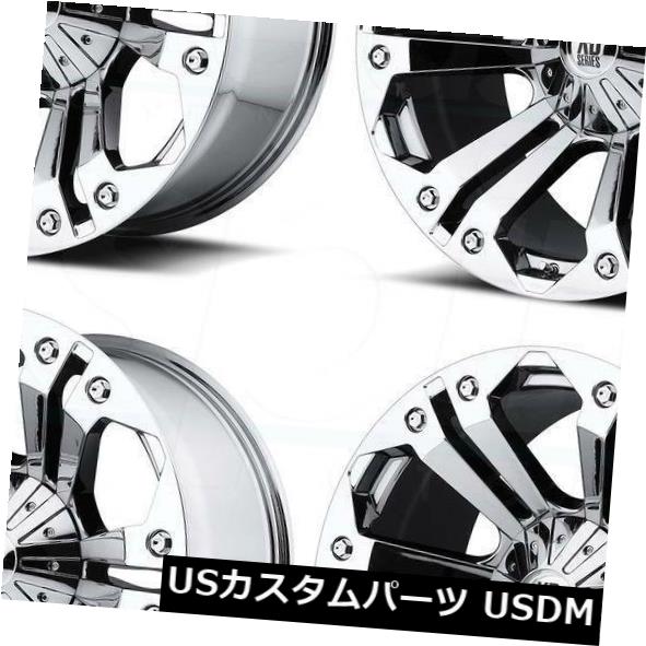 海外輸入ホイール 20x9 XD XD778 Monster 8x6.5 / 8x165.1 18 Chrome Wheels Rims Set（4） 20x9 XD XD778 Monster 8x6.5/8x165.1 18 Chrome Wheels Rims Set(4) 【並行輸入品】