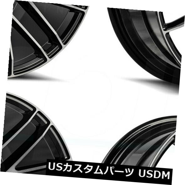 海外輸入ホイール 20x8.5 Savini BM13 5x112 32ブラックティントホイールリムセット（4） 20x8.5 Savini BM13 5x112 32 Black Tint Wheels Rims Set(4) 【並行輸入品】