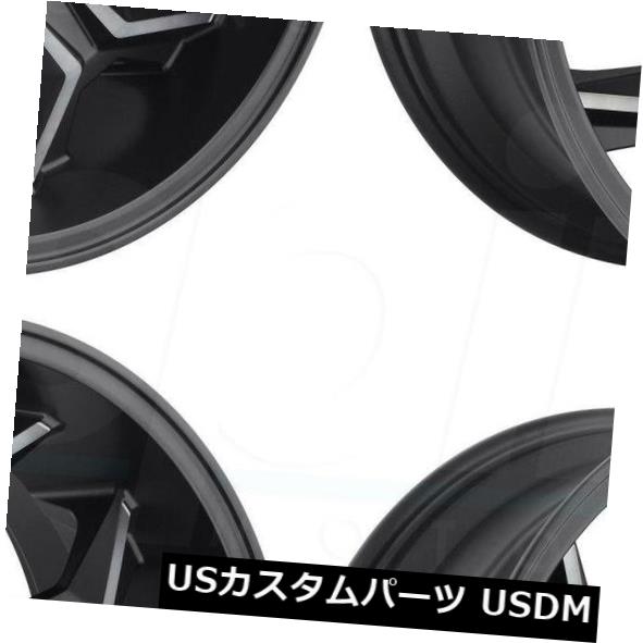 海外輸入ホイール 22x12燃料アベンジャーD605 8x170 -44ブラックティントホイールリムセット（4） 22x12 Fuel Avenger D605 8x170 -44 Black Tint Wheels Rims Set(4) 【並行輸入品】
