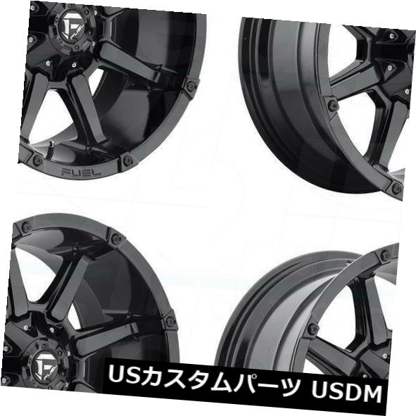 海外輸入ホイール 22x12フューエルカプラーD575 6x135 / 6x5.5 -44グロスブラックホイールリムセット（4） 22x12 Fuel Coupler D575 6x135/6x5.5 -44 Gloss Black Wheels Rims Set(4) 【並行輸入品】｜カスタムパーツ WORLD倉庫
