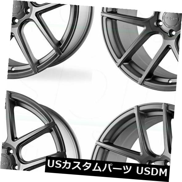 海外輸入ホイール 19x9 / 19x10.5 Velgen VMB5 5x114.3 35/45マットガンメタルホイールリムセット(4) 19x9/19x10.5 Velgen VMB5 5x114.3 35/45 Matte Gunmetal Wheel Rim set(4) 【並行輸入品】