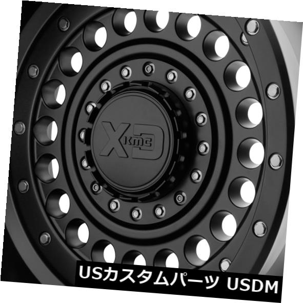 海外輸入ホイール 20x9 XD XD136パンツァー8x170 0サテンブラックホイールリムセット（4） 20x9 XD XD136 Panzer 8x170 0 Satin Black Wheels Rims Set(4) 【並行輸入品】