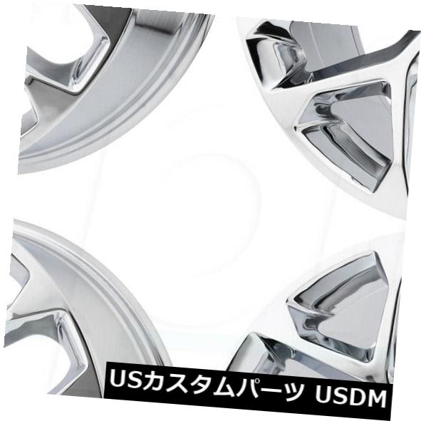 海外輸入ホイール 22x9 OE Creations PR176 6x5.5 / 6x139.7 24クロムホイールリムセット（4） 22x9 OE Creations PR176 6x5.5/6x139.7 24 Chrome Wheels Rims Set(4) 【並行輸入品】
