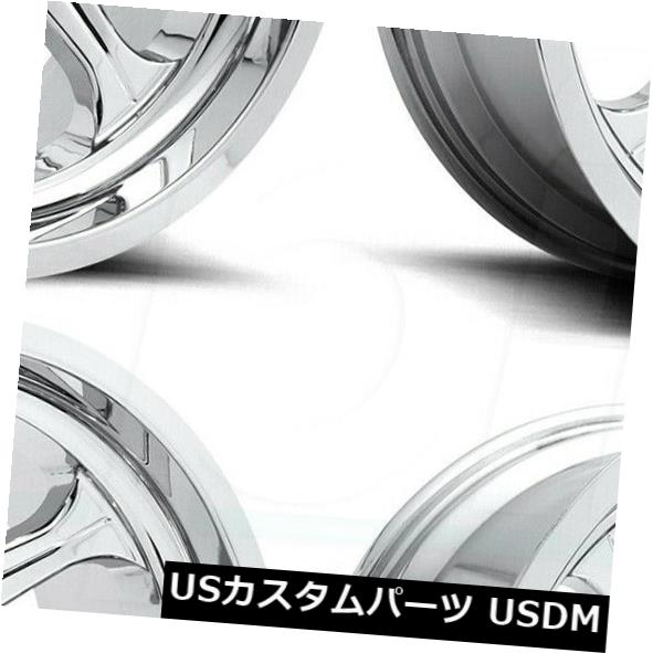 海外輸入ホイール 20x10燃料シーカーD677 8x180 -18クロームホイールリムセット（4） 20x10 Fuel Seeker D677 8x180 -18 Chrome Wheels Rims Set(4) 【並行輸入品】