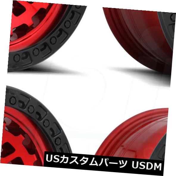 海外輸入ホイール 20x10 Fuel Zephyr D632 8x180 -18 Red Wheels Rims Set(4) 20x10 Fuel Zephyr D632 8x180 -18 Red Wheels Rims Set(4) 【並行輸入品】|カスタムパーツ WORLD倉庫