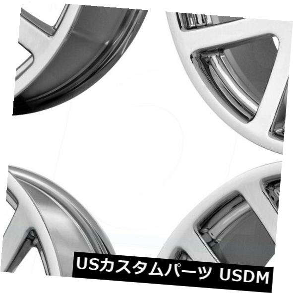 海外輸入ホイール 22x9 OE Creations PR107フィットダッジラム5x115 18クロームホイールリムセット（4） 22x9 OE Creations PR107 fit Dodge Ram 5x115 18 Chrome Wheels Rims Set(4) 【並行輸入品】