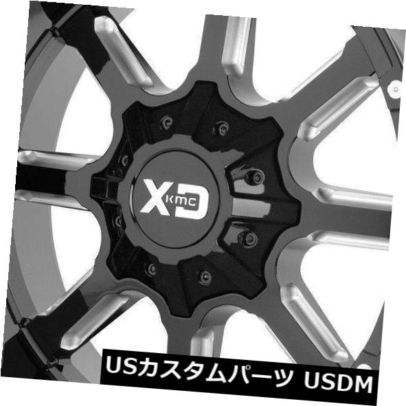 海外輸入ホイール 20x9 XD XD838マンモス6x135 / 6x5.5 0ブラックミルドホイールリムセット（4） 20x9 XD XD838 Mammoth 6x135/6x5.5 0 Black Milled Wheels Rims Set(4) 【並行輸入品】 289,278円