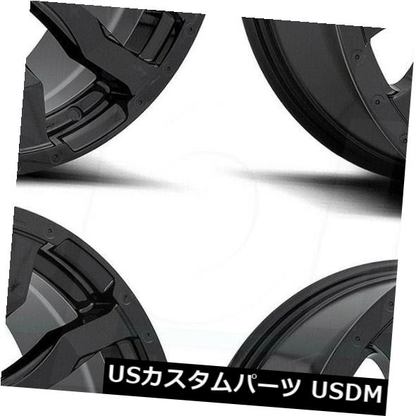 海外輸入ホイール 22x10 Fuel Blitz D675 6x5.5 / 6x139.7 -18グロスブラックホイールリムセット(4) 22x10 Fuel Blitz D675 6x5.5/6x139.7 -18 Gloss Black Wheels Rims Set(4) 【並行輸入品】|カスタムパーツ WORLD倉庫