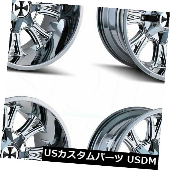 海外輸入ホイール 20x12カリオフロードアメリカーナ8x180 -44 PVDホイールリムセット（4） 20x12 Cali Off-Road Americana 8x180 -44 PVD Wheels Rims Set(4) 【並行輸入品】