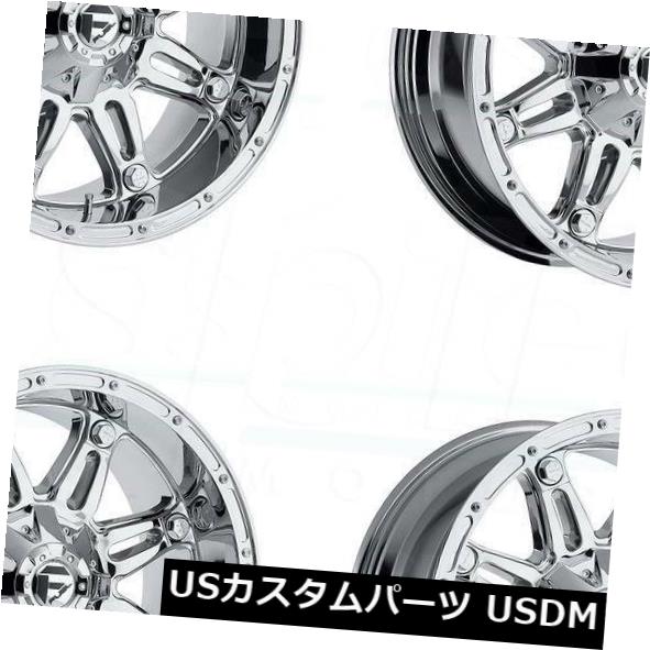 海外輸入ホイール 20x9燃料人質D530 8x170 1クロームホイールリムセット（4） 20x9 Fuel Hostage D530 8x170 1 Chrome Wheels Rims Set(4) 【並行輸入品】