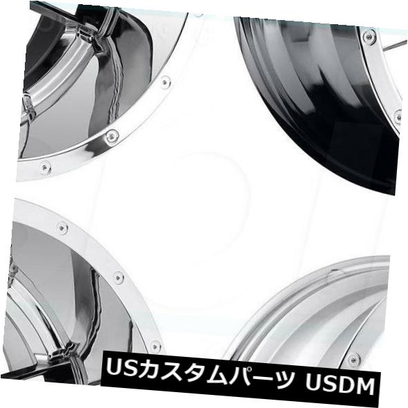 海外輸入ホイール 20x9 Fuel Maverick D536 8x170 1クロームホイールリムセット（4） 20x9 Fuel Maverick D536 8x170 1 Chrome Wheels Rims Set(4) 【並行輸入品】