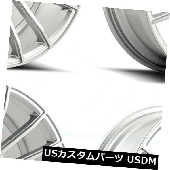 海外輸入ホイール 19x8.5 Savini BM09 5x114.3 35シルバーブラシホイールリムセット（4） 19x8.5 Savini BM09 5x114.3 35 Silver Brushed Wheels Rims Set(4) 【並行輸入品】