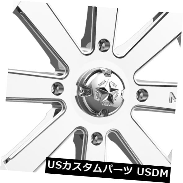 海外輸入ホイール 20x7 MSAオフロードM34フラッシュ4x137 0クロームホイールリムセット（4） 20x7 MSA Off-Road M34 Flash 4x137 0 Chrome Wheels Rims Set(4) 【並行輸入品】