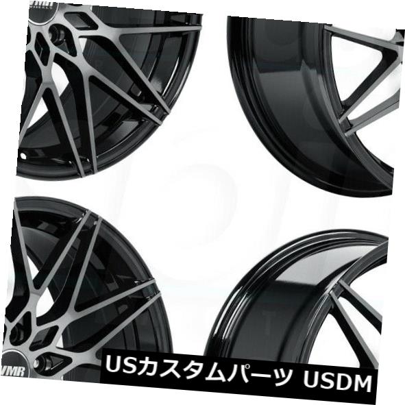 海外輸入ホイール 18x9.5 VMR V801 5x120 45チタンブラックホイールリムセット（4） 18x9.5 VMR V801 5x120 45 Titanium Black Wheels Rims Set(4) 【並行輸入品】