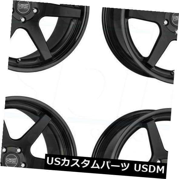 海外輸入ホイール 22x9 Concept One CS-6 5x115 18 Matte Black Gloss Black Lip Wheel New set（4） 22x9 Concept One CS-6 5x115 18 Matte Black Gloss Black Lip Wheel New set(4) 【並行輸入品】