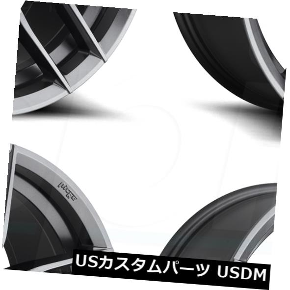 海外輸入ホイール 22x9 Niche Vosso M204 5x120 38 GunMetal Wheels Rims Set（4） 22x9 Niche Vosso M204 5x120 38 GunMetal Wheels Rims Set(4) 【並行輸入品】