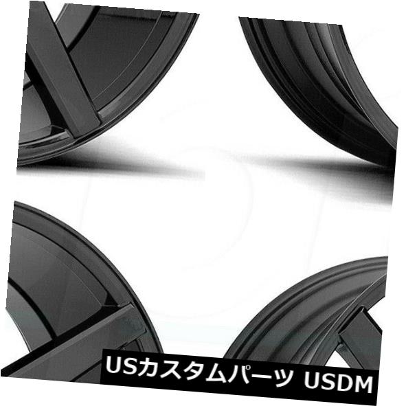 海外輸入ホイール 22x9.5ニッチフューチャーM230 6x135 30グロスブラックホイールリムセット（4） 22x9.5 Niche Future M230 6x135 30 Gloss Black Wheels Rims Set(4) 【並行輸入品】