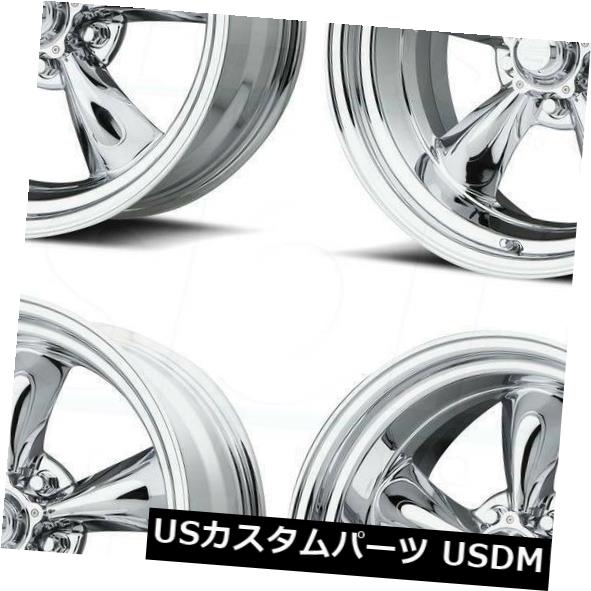 海外輸入ホイール 18x10 VN615 Torq Thrust 1 Pc 5x4.75 / 5x120.6 5 6クロムホイールセット(4) 18x10 VN615 Torq Thrust 1 Pc 5x4.75/5x120.65 6 Chrome Wheels Set(4) 【並行輸入品】|カスタムパーツ WORLD倉庫