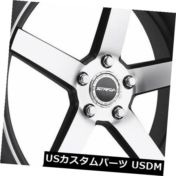 海外輸入ホイール 26x10 Strada S35 Perfetto 6x5.5 / 6x139.7 26ブラックマシンホイールリムセット（4） 26x10 Strada S35 Perfetto 6x5.5/6x139.7 26 Black Machine Wheels Rims Set(4) 【並行輸入品】｜カスタムパーツ WORLD倉庫