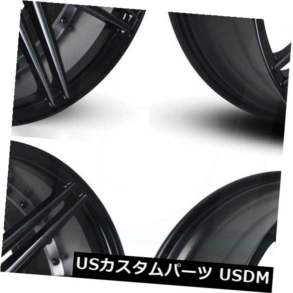 海外輸入ホイール 22x9ロードフォースRF11 5x112 30シュワルツレーダーフェルゲンセット(4) 22x9 Road Force RF11 5x112 30 Schwarz R?der Felgen Set (4) 【並行輸入品】