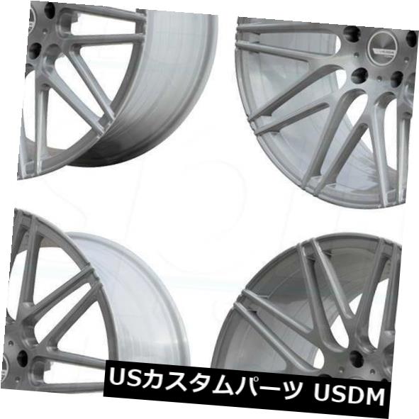 海外輸入ホイール 19x9 Verde VFF01 5x112 30ブラッシュドアルミホイールリムセット（4） 19x9 Verde VFF01 5x112 30 Brushed Aluminum Wheels Rims Set(4) 【並行輸入品】