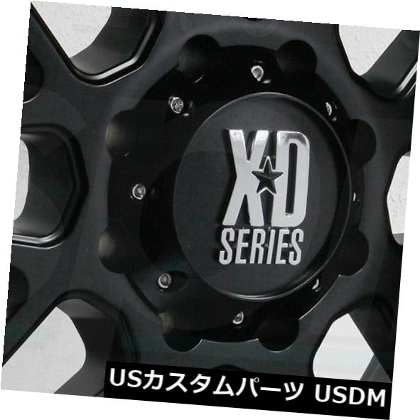 海外輸入ホイール 20x12 XD XD820グレネード8x170 -44サテンブラックホイールリムセット（4） 20x12 XD XD820 Grenade 8x170 -44 Satin Black Wheels Rims Set(4) 【並行輸入品】