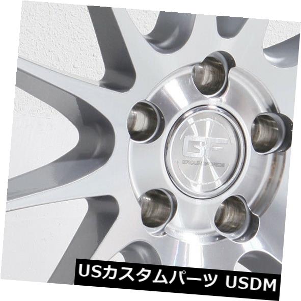 海外輸入ホイール 20x9 MRR GF6 5x112 40シルバーホイールリムセット（4） 20x9 MRR GF6 5x112 40 Silver Wheels Rims Set(4) 【並行輸入品】