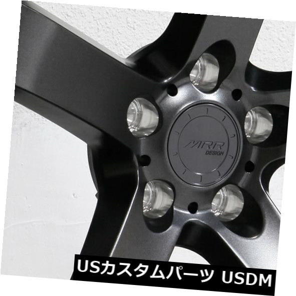 海外輸入ホイール 20x9 MRR VP5 5x120 40ガンメタルホイールリムセット（4） 20x9 MRR VP5 5x120 40 Gun Metal Wheels Rims Set(4) 【並行輸入品】