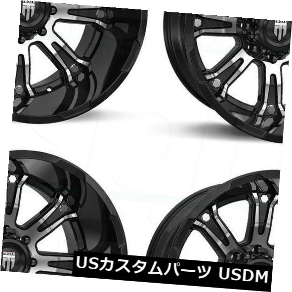 海外輸入ホイール 22x14 Truxx AT154 6x135 -76ブラックホイールリムセット（4） 22x14 Truxx AT154 6x135 -76 Black Wheels Rims Set(4) 【並行輸入品】 272,052円