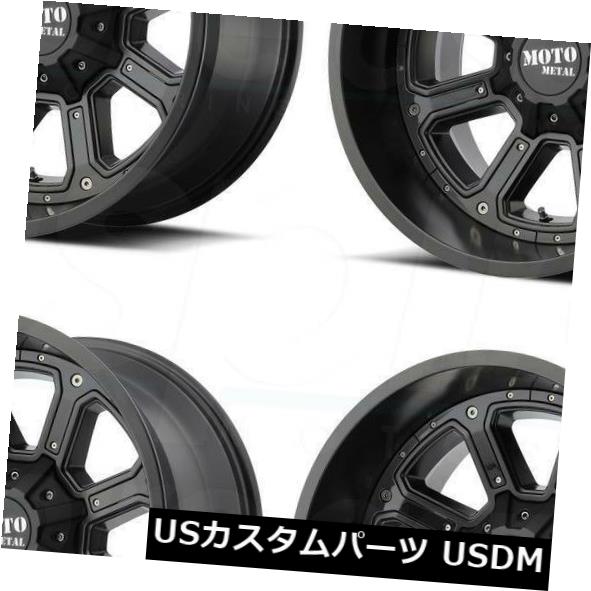 海外輸入ホイール 20x9 Moto Metal MO984 Shift 8x170 18ブラックホイールリムセット(4) 20x9 Moto Metal MO984 Shift 8x170 18 Black Wheels Rims Set(4) 【並行輸入品】|カスタムパーツ WORLD倉庫