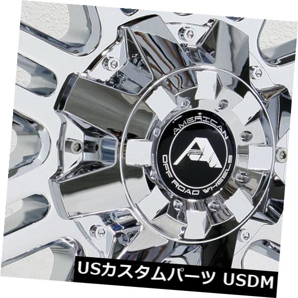 海外輸入ホイール 20x10アメリカンオフロードA106 6x135 -24クロームホイールリムセット（4） 20x10 American Off-Road A106 6x135 -24 Chrome Wheels Rims Set(4) 【並行輸入品】｜カスタムパーツ WORLD倉庫