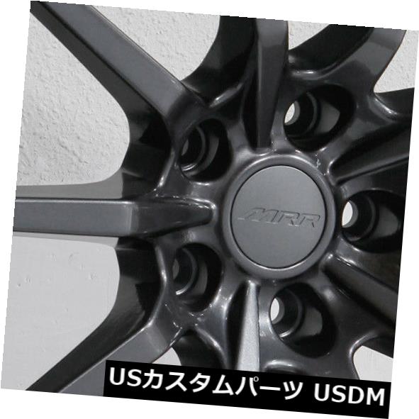 海外輸入ホイール 19x10 MRR M350フローフォージフィットマスタング5x114.3 40ガンメタルホイールリムセット(4) 19x10 MRR M350 Flow Forge fit Mustang 5x114.3 40 Gun Metal Wheels Rims Set(4) 【並行輸入品】|カスタムパーツ WORLD倉庫
