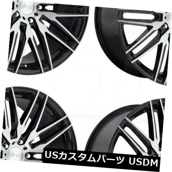 海外輸入ホイール 20x9 Niche Anzio M165 5x114.3 35ブラックマシニングホイールリムセット(4) 20x9 Niche Anzio M165 5x114.3 35 Black Machined Wheels Rims Set(4) 【並行輸入品】|カスタムパーツ WORLD倉庫