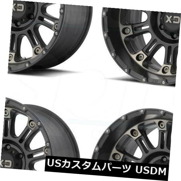 海外輸入ホイール 20x10 XD XD829ホス6x135 -24ブラックマシンティントホイールリムセット(4) 20x10 XD XD829 Hoss 6x135 -24 Black Machine Tint Wheels Rims Set(4) 【並行輸入品】|カスタムパーツ WORLD倉庫