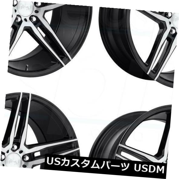 海外輸入ホイール 20x9ニッチトリノM169 5x114.3 35ブラックマシニングホイールリムセット（4） 20x9 Niche Turin M169 5x114.3 35 Black Machined Wheels Rims Set(4) 【並行輸入品】｜カスタムパーツ WORLD倉庫 268,439円