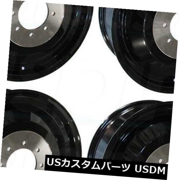 海外輸入ホイール 24x8.25燃料DualieインナーD501 8x6.5 / 8x165.1 118グロスブラックホイールリムセット（4） 24x8.25 Fuel Dualie Inner D501 8x6.5/8x165.1 118 Gloss Black Wheels Rims Set(4) 【並行輸入品】｜カスタムパーツ WORLD倉庫