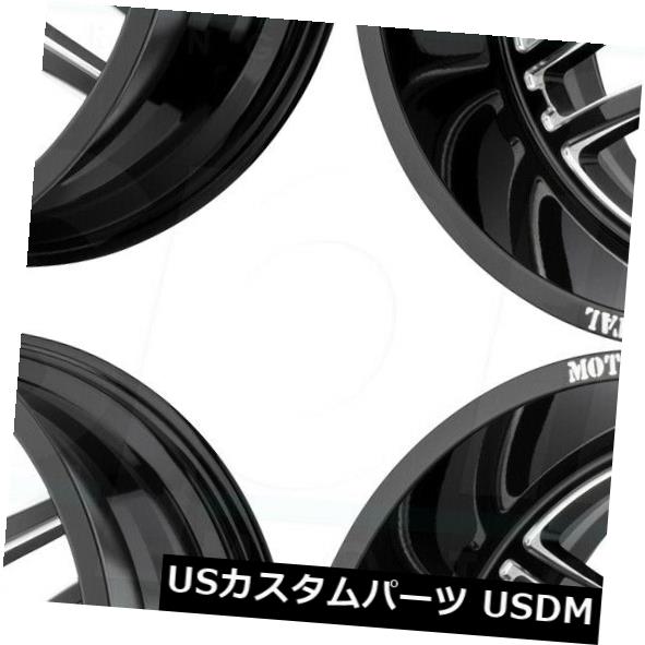 海外輸入ホイール 20x10 Moto Metal MO992 8x170 -18ブラックミルドホイールリムセット(4) 20x10 Moto Metal MO992 8x170 -18 Black Milled Wheels Rims Set(4) 【並行輸入品】|カスタムパーツ WORLD倉庫