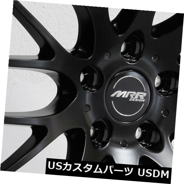 海外輸入ホイール 20x9 / 20x10.5 MRR HR6 5x120 40/40マットブラックホイールリムセット(4) 20x9/20x10.5 MRR HR6 5x120 40/40 Matte Black Wheels Rims Set(4) 【並行輸入品】|カスタムパーツ WORLD倉庫