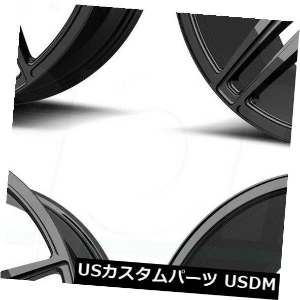 海外輸入ホイール 22x9 / 22x10.5 Asanti Black ABL-12 Orion 5x114.3 32/35グロスブラックホイールセット（4） 22x9/22x10.5 Asanti Black ABL-12 Orion 5x114.3 32/35 Gloss Black Wheels Set(4) 【並行輸入品】｜カスタムパーツ WORLD倉庫