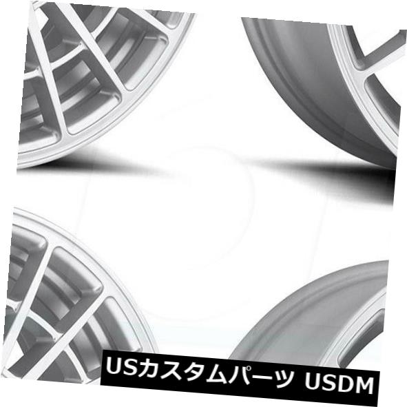 海外輸入ホイール 20x8.5 Rotiform Las R R143 5x112 / 5x114.3 45シルバーホイールリムセット（4） 20x8.5 Rotiform Las R R143 5x112/5x114.3 45 Silver Wheels Rims Set(4) 【並行輸入品】｜カスタムパーツ WORLD倉庫