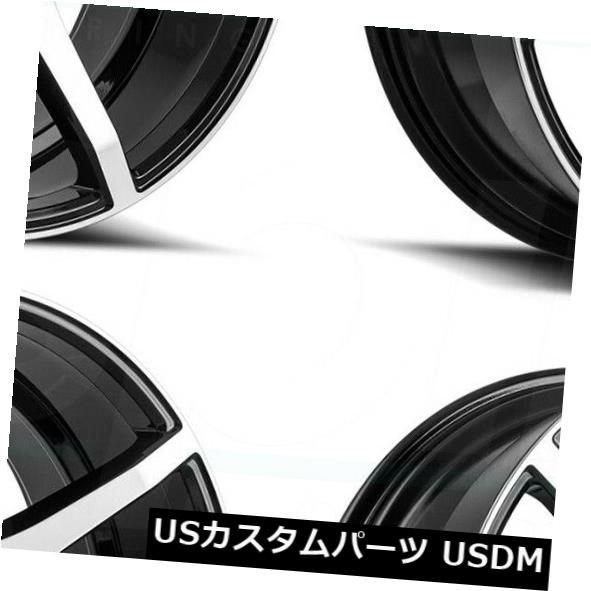 海外輸入ホイール 19x8.5 / 19x9.5 Savini BM10 5x120 35/35ブラックマシンホイールリムセット（4） 19x8.5/19x9.5 Savini BM10 5x120 35/35 Black Machine Wheels Rims Set(4) 【並行輸入品】｜カスタムパーツ WORLD倉庫 265,568円