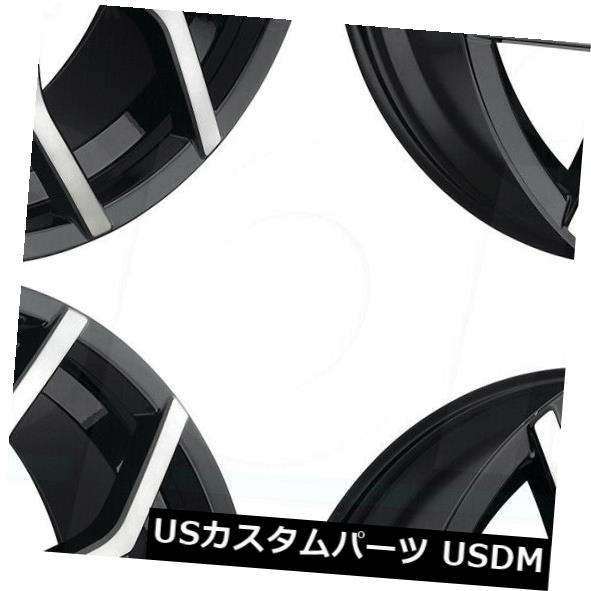 海外輸入ホイール 22x9.5 DUBロイヤリティS209 5x112 / 5x5 / 5x12 7 32 DDTブラックホイールリムセット（4） 22x9.5 DUB Royalty S209 5x112/5x5/5x127 32 Black DDT Wheels Rims Set(4) 【並行輸入品】｜カスタムパーツ WORLD倉庫 265,568円