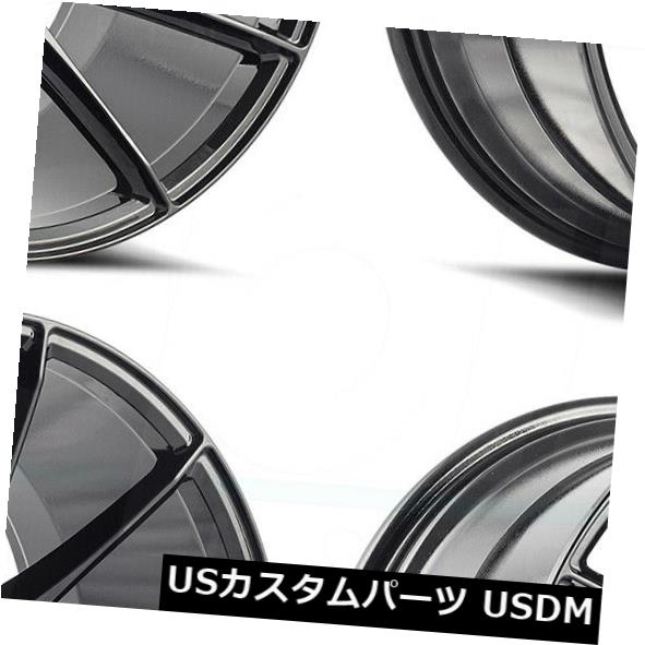 海外輸入ホイール 19x8.5 Savini BM15 5x114.3 35グロスブラックホイールリムセット（4） 19x8.5 Savini BM15 5x114.3 35 Gloss Black Wheels Rims Set(4) 【並行輸入品】｜カスタムパーツ WORLD倉庫