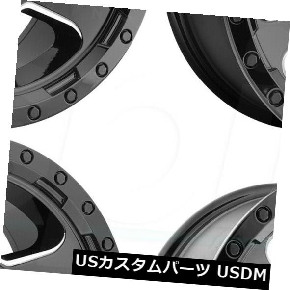 海外輸入ホイール 20x10燃料リッパーD589 5x5 / 5x127 -18マットブラックホイールリムセット（4） 20x10 Fuel Ripper D589 5x5/5x127 -18 Matte Black Wheels Rims Set(4) 【並行輸入品】｜カスタムパーツ WORLD倉庫 265,568円