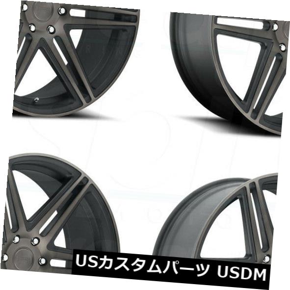 海外輸入ホイール 22x9.5 DUB Skillz S123 6x5.5 / 6x139.7 30ブラックマシニングホイールリムセット（4） 22x9.5 DUB Skillz S123 6x5.5/6x139.7 30 Black Machined Wheels Rims Set(4) 【並行輸入品】｜カスタムパーツ WORLD倉庫