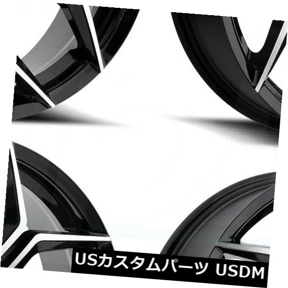 海外輸入ホイール 22x9 MKW M121 6x5.5 / 6x139.7 18グロスブラックマシンホイールリムセット(4) 22x9 MKW M121 6x5.5/6x139.7 18 Gloss Black Machine Wheels Rims Set(4) 【並行輸入品】|カスタムパーツ WORLD倉庫