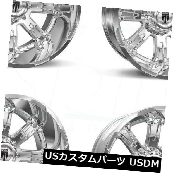海外輸入ホイール 20x12 Truxx AT154 6x5.5 / 6x139.7 -44クロームホイールリムセット（4） 20x12 Truxx AT154 6x5.5/6x139.7 -44 Chrome Wheels Rims Set(4) 【並行輸入品】