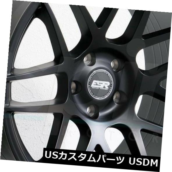 海外輸入ホイール 19x10.5 ESR RF01 RF1 5x120 30マットブラックホイールリムセット(4) 19x10.5 ESR RF01 RF1 5x120 30 Matte Black Wheels Rims Set(4) 【並行輸入品】|カスタムパーツ WORLD倉庫